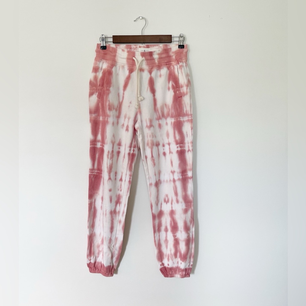 Lou & Grey Pink Tie Dye Sweatpants Joggers